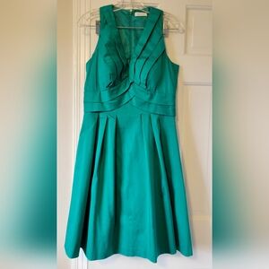 Elegant Pleated Calvin Klein Dress